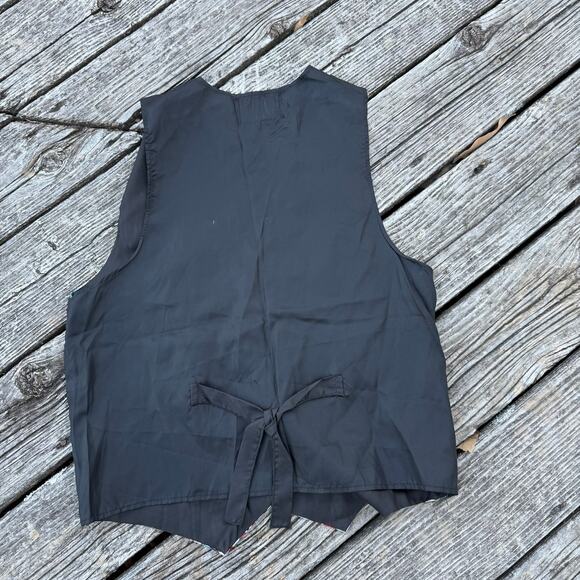 Vintage Holiday Snowman Vest - Fun Festive Party Wear - Picture 6 of 6